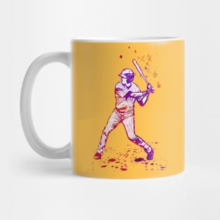 Baseball Batter or Hitter in Launch Position - 04 Mug